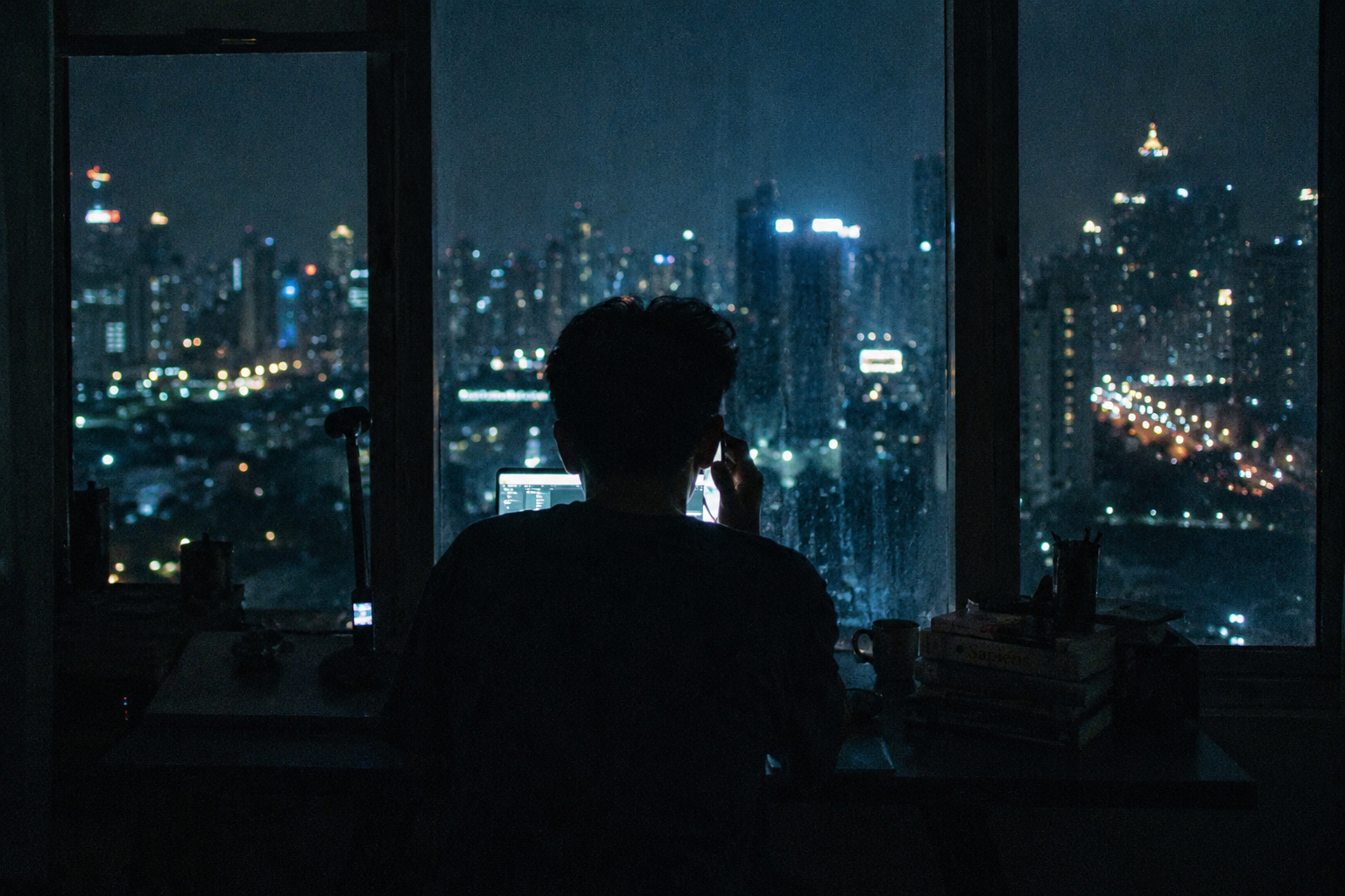 Jakarta at night